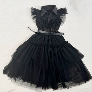 Wednesday Adams Halloween costume girl Set